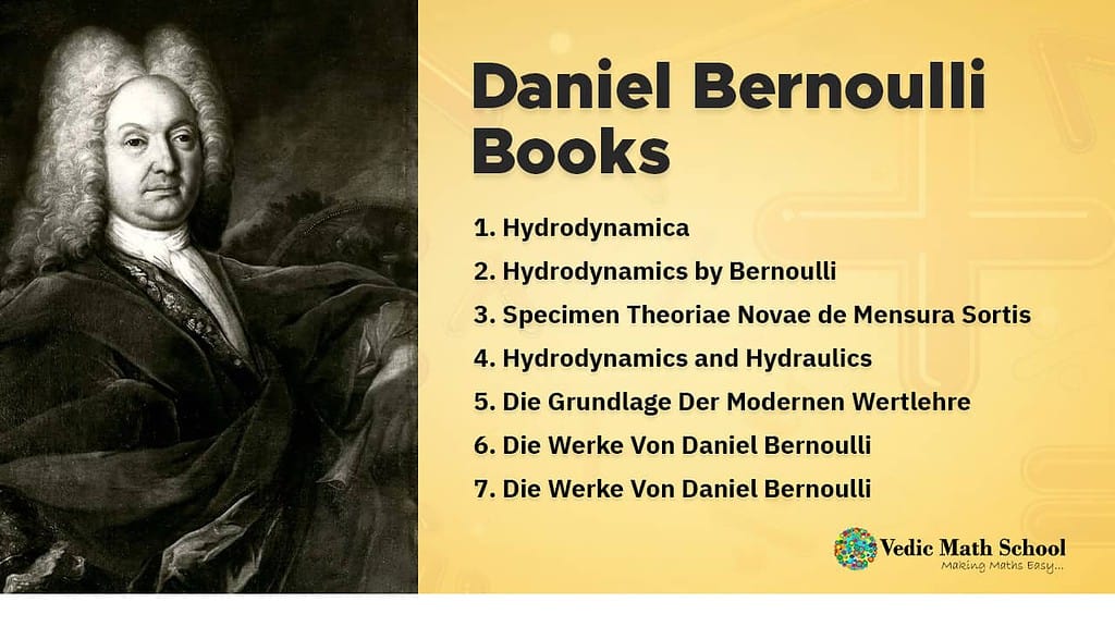 Daniel Bernoulli Books world mathematician by vedic maths school