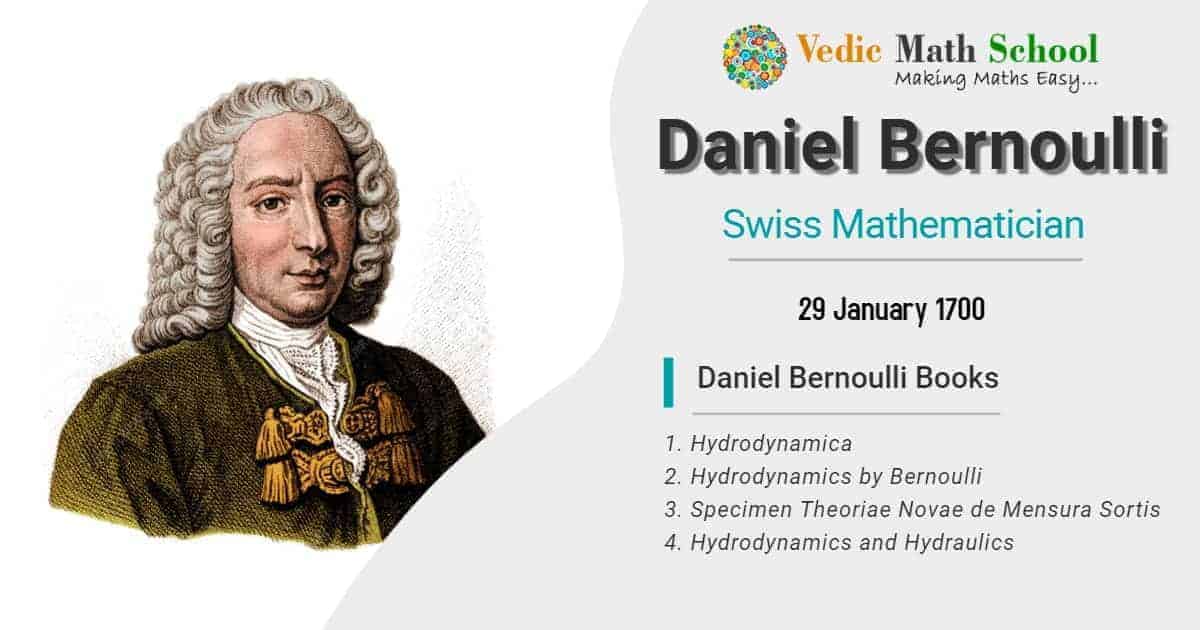 Daniel Bernoulli Swiss Mathematician Vedic Math School