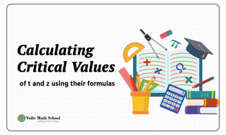 Critical value formula by vedic maths school