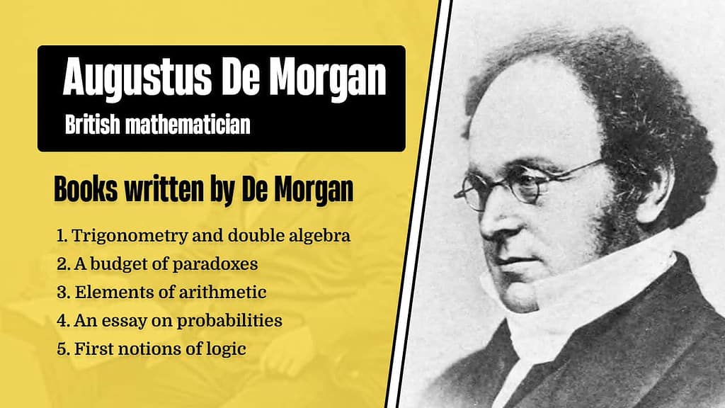 Augustus De Morgan (1806-1871) British mathematician » Famous ...