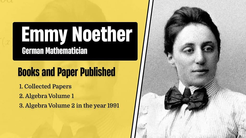 Emmy Noether Books 