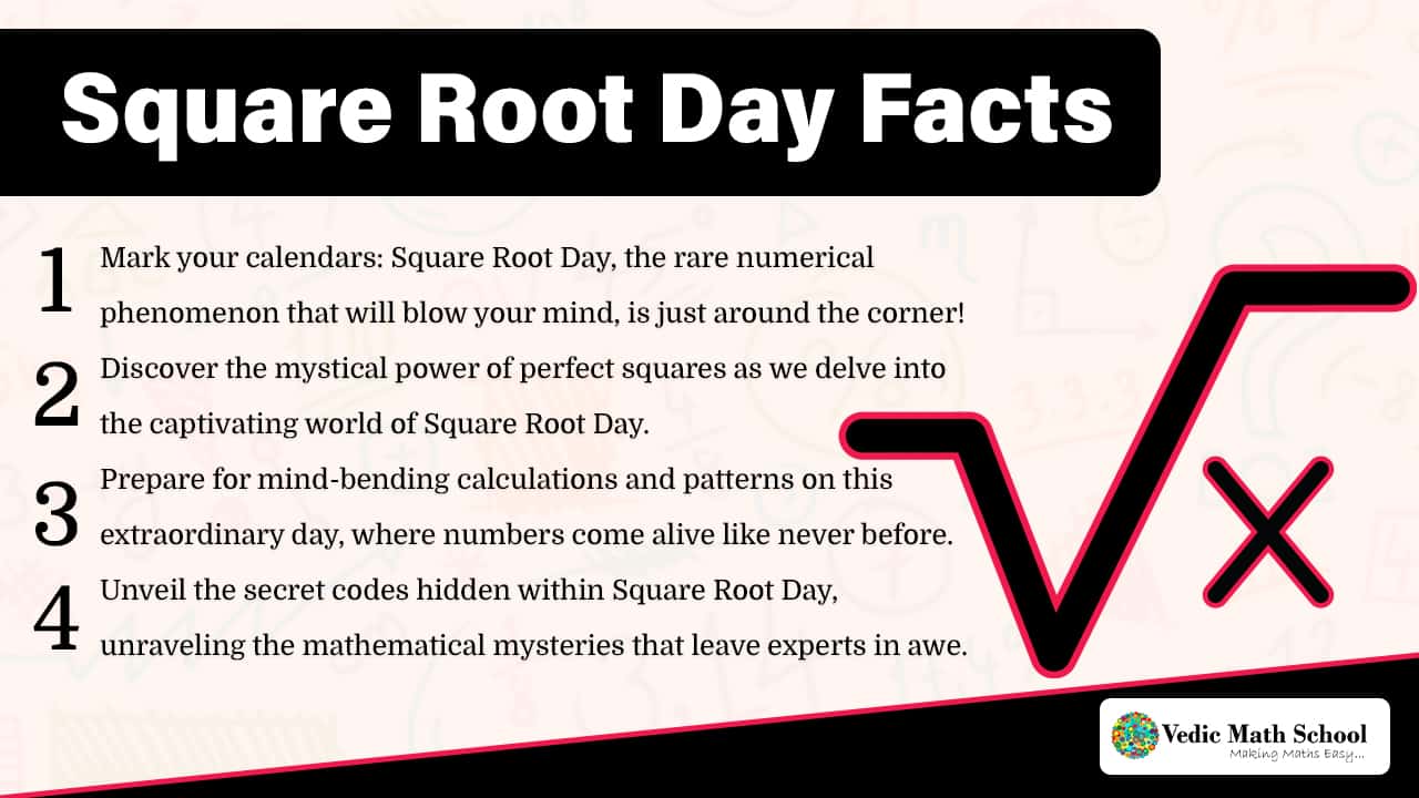 Squaring off for Square Root Day Fun Facts and Festivities